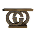 SMTE - Mirrored Console Table - Rose Gold