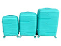 SMTE - Ultimate PP 3Piece Unbreakable and Expandable Suitcase SetMint Green