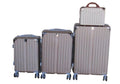 SMTE - Hardside ABS Spinner Luggage SetGold4Piece