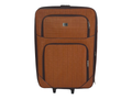 SMTE - Trolley 1 Piece Fabric Travel Luggage SpinnerOrange - 88 cm