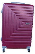 SMTE - Mooistar 24 inch Travel Luggage Suitcase Bag - Maroon