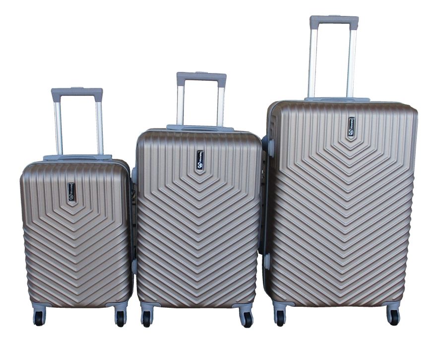 SMTE - 3 Piece Travel 27 Inch Luggage Suitcase Bag SetStylishGold