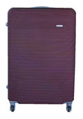 SMTE - 1 Piece Hard Outer Shell Luggage 23" - Dark Red