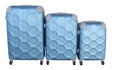 SMTE - 3 Piece Luggage Set - Light Blue