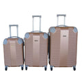 SMTE - Travel 28Inch Luggage Suitcase Bag SetStylish3PieceGold