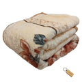 SMTE -  :Cozy 2Ply NonFiber Blanket: Keep Your Winter Warm + KeyringWhite