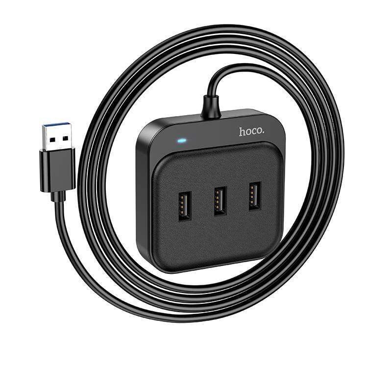 SMTE - Hoco HB31 USB 2.0 4 Port 1.2M USB Hub