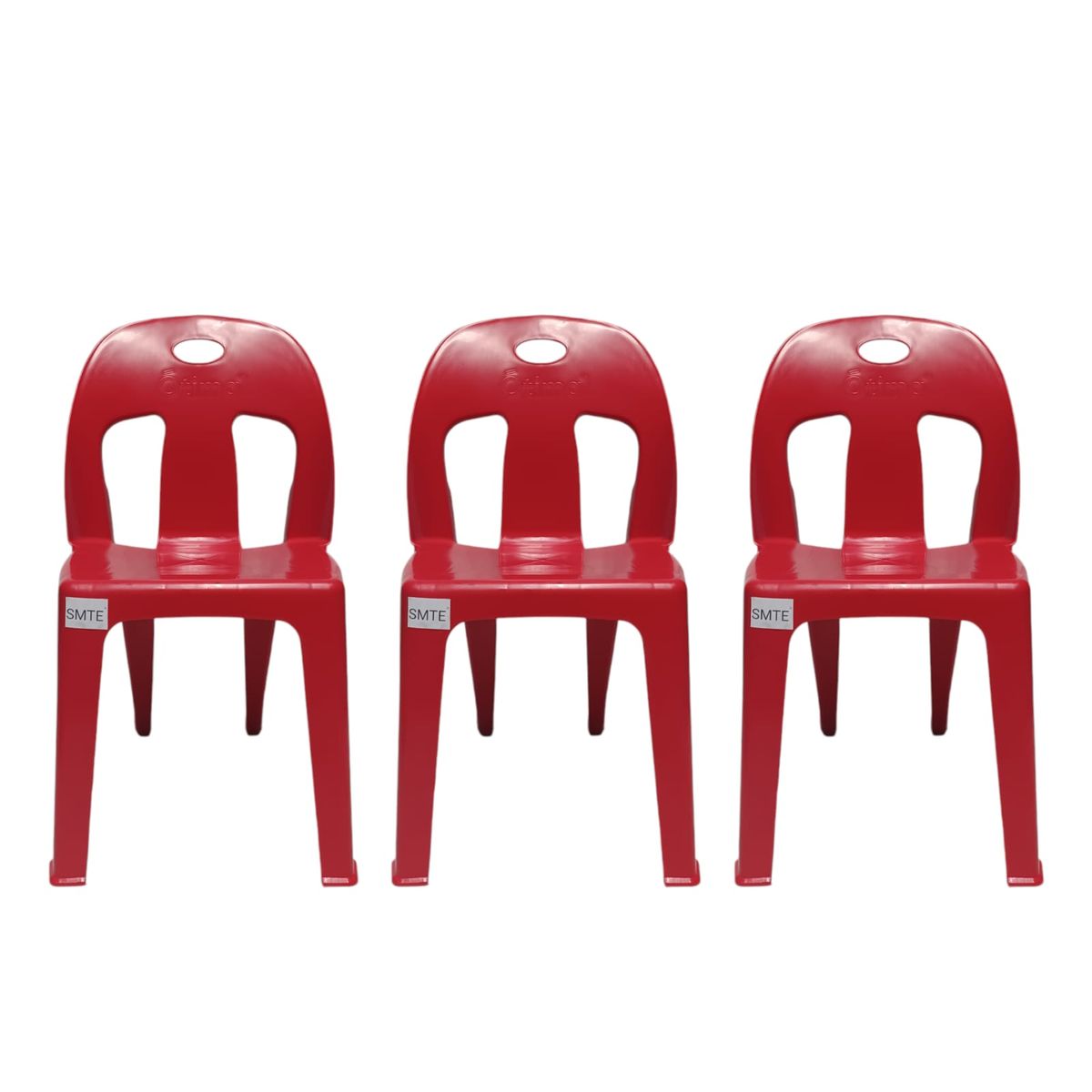 SMTE - Party Plastic Chair Set of 2Red