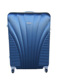 SMTE - Blue Star 1 Piece Hard Outer Shell Luggage 28" - Dark Blue