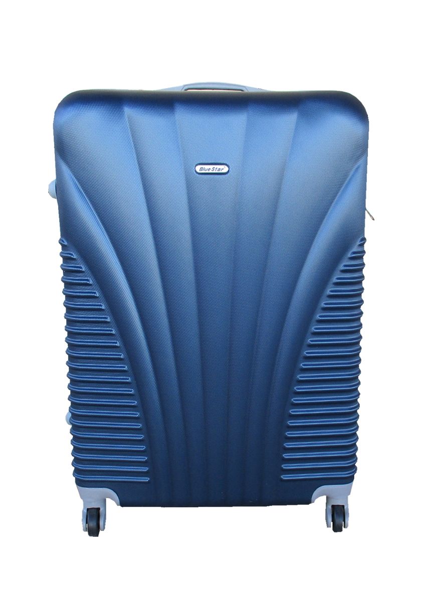 SMTE - Blue Star 1 Piece Hard Outer Shell Luggage 28" - Dark Blue
