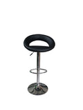 SMTE - 650 Adjustable Bar StoolBlack PU Leather