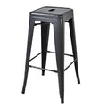 SMTE - Steel Bar Stool8030Black