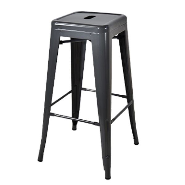SMTE - Steel Bar Stool8030Black