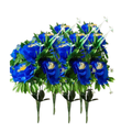 SMTE - Artificial Flower BouquetBlue (HAHP)Set of 5