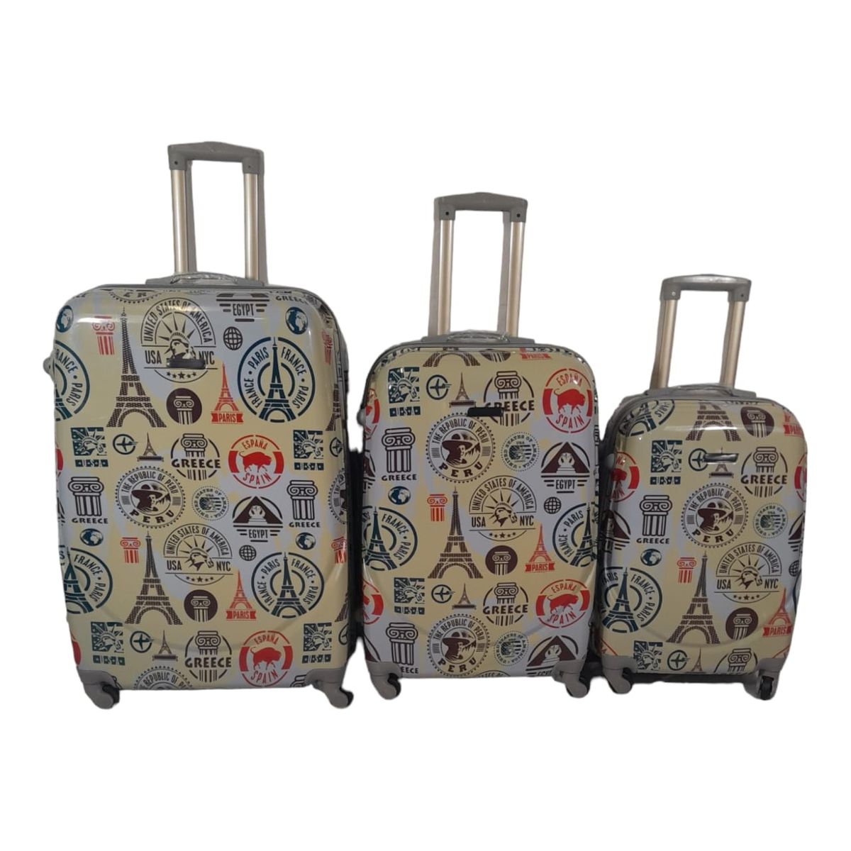 SMTE - 3 Piece Luggage Set - Paris-f20