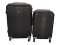 SMTE - Quad Wheel Quality Travel Ware 2 Piece - ALIN - Black