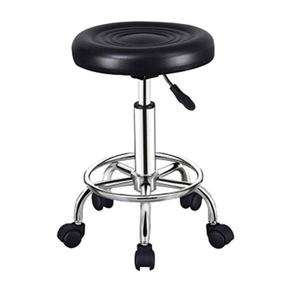 SMTE - Stainless Steel Doctor Stool - Adjustable Medical Chair with Wheels