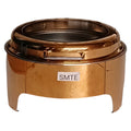 SMTE -  3001 Gold Round Chafing Dish with Slow Down Lid9 Litre Capacity