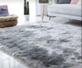 SMTE - Grey 200 x 150 Fluffy Carpet - Shaggy & Foldable Rug