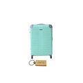 SMTE - Hard Outer Shell Luggage 23" with  KeyringLight Green
