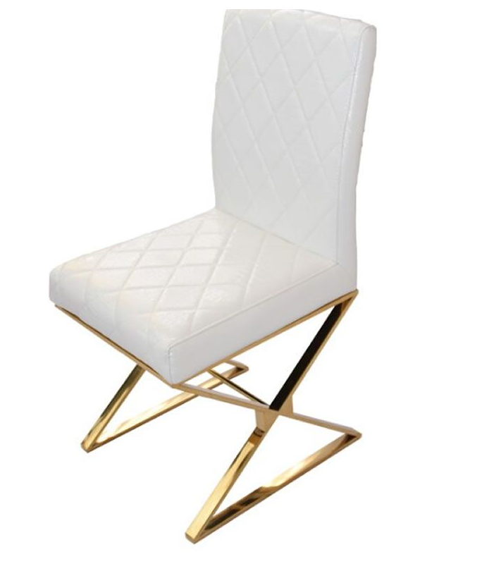 SMTE - Gyasi Crocodile Pattern Dining Chair