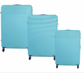 SMTE - Daska Hard Outer Shell Travel Luggage Set - 3 Piece - Sky Blue