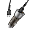 SMTE - Hoco NZ8 43W PD25W + QC3.0 Dual Port Car Charger Set with 1m Type C Cable