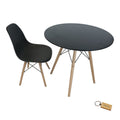 SMTE - Black Chair with Black table with KeychainSet With 1