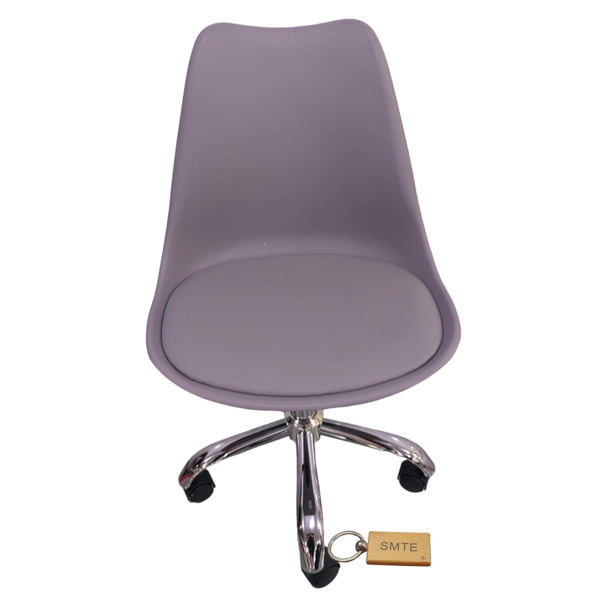 SMTE -  Plastic Dining Chair C8DC203248Grey + Keyring2 Pack