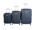 SMTE - 3Piece Travel 30Inch Luggage Suitcase Bag SetStylishBlack