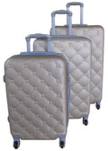 SMTE - 3Piece SetGold, ScratchResistant, Builtin Locks, 360 Spinner Wheels