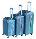 SMTE - Le Emporer3 Piece Luggage SetLight Weight SuitcaseSky Blue