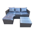SMTE - Piece Patio SetDark Brown