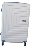 SMTE - Mooistar 24 inch Travel Luggage Suitcase Bag - Cream White