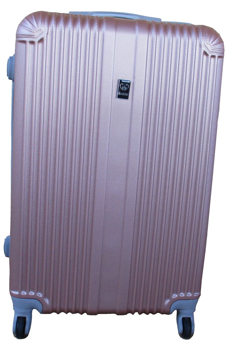 SMTE - 1 Piece Mooistar 27 inch Travel Luggage Suitcase Bag - Rose Gold
