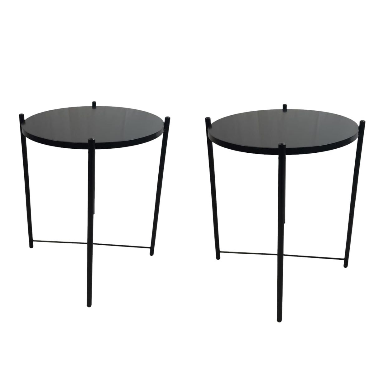 SMTE - Round Occasional Coffee TableSet of 2Black