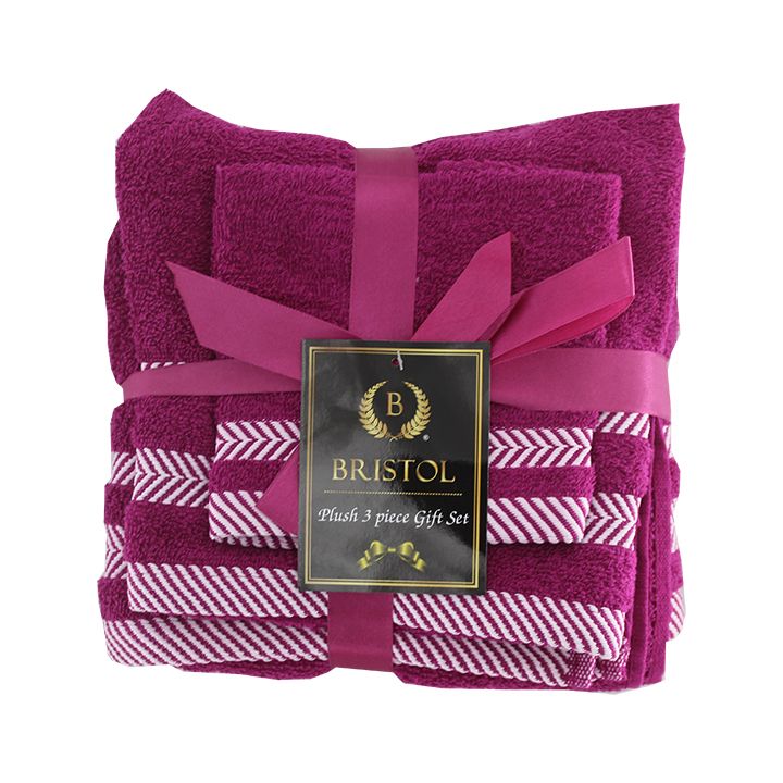 SMTE - Bristol Towel Gift Set - Fuchsia