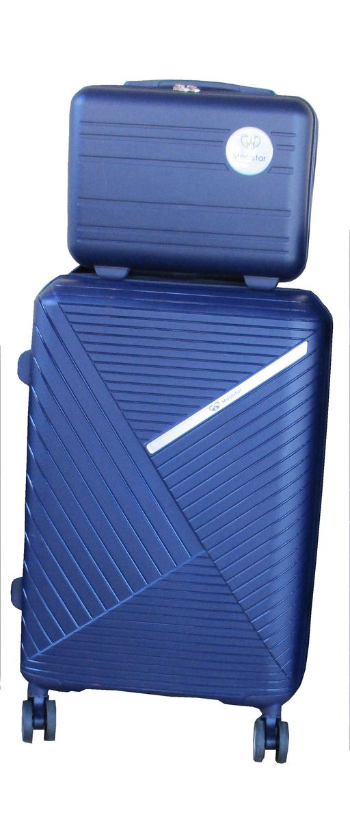 SMTE - Unbreakable Travel Luggage 2 Piece Suitcases Spinner - 28" - Royal Blue
