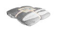 SMTE - Soft Sherpa Blanket King Size - 200 x 200cm - Grey