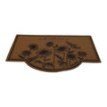 SMTE - Welcome Outdoor Doormat- Brown - Sun Flower