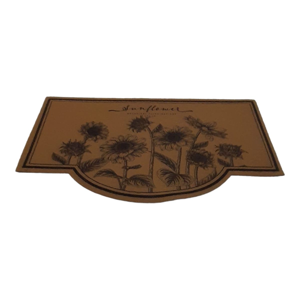 SMTE - Welcome Outdoor Doormat- Brown - Sun Flower
