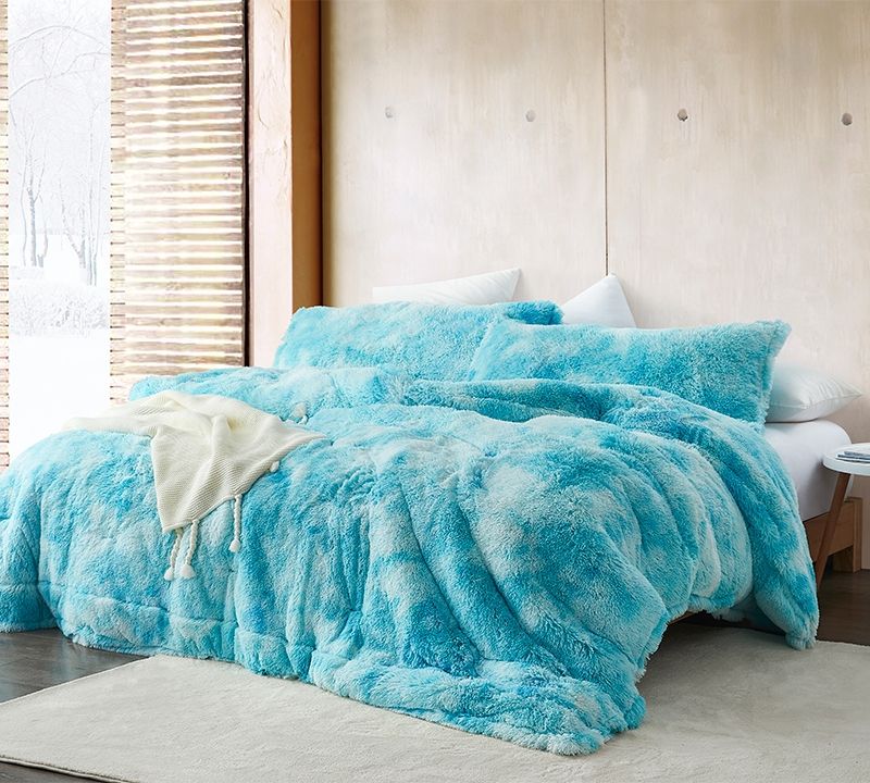 SMTE - Fluffy Comforter Wooled - Sky Blue Ombre