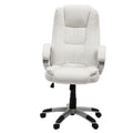 SMTE - Executive Leather Office Chair - White