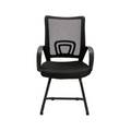 SMTE - Cormier Sleigh Base Office Chair - Black