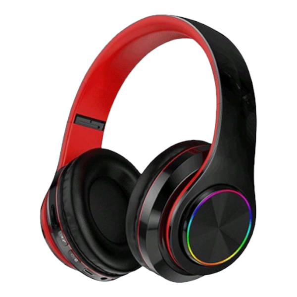 SMTE - HIFI Stereo Sound Headset With BuiltIn HD MicrophoneBlack & Red