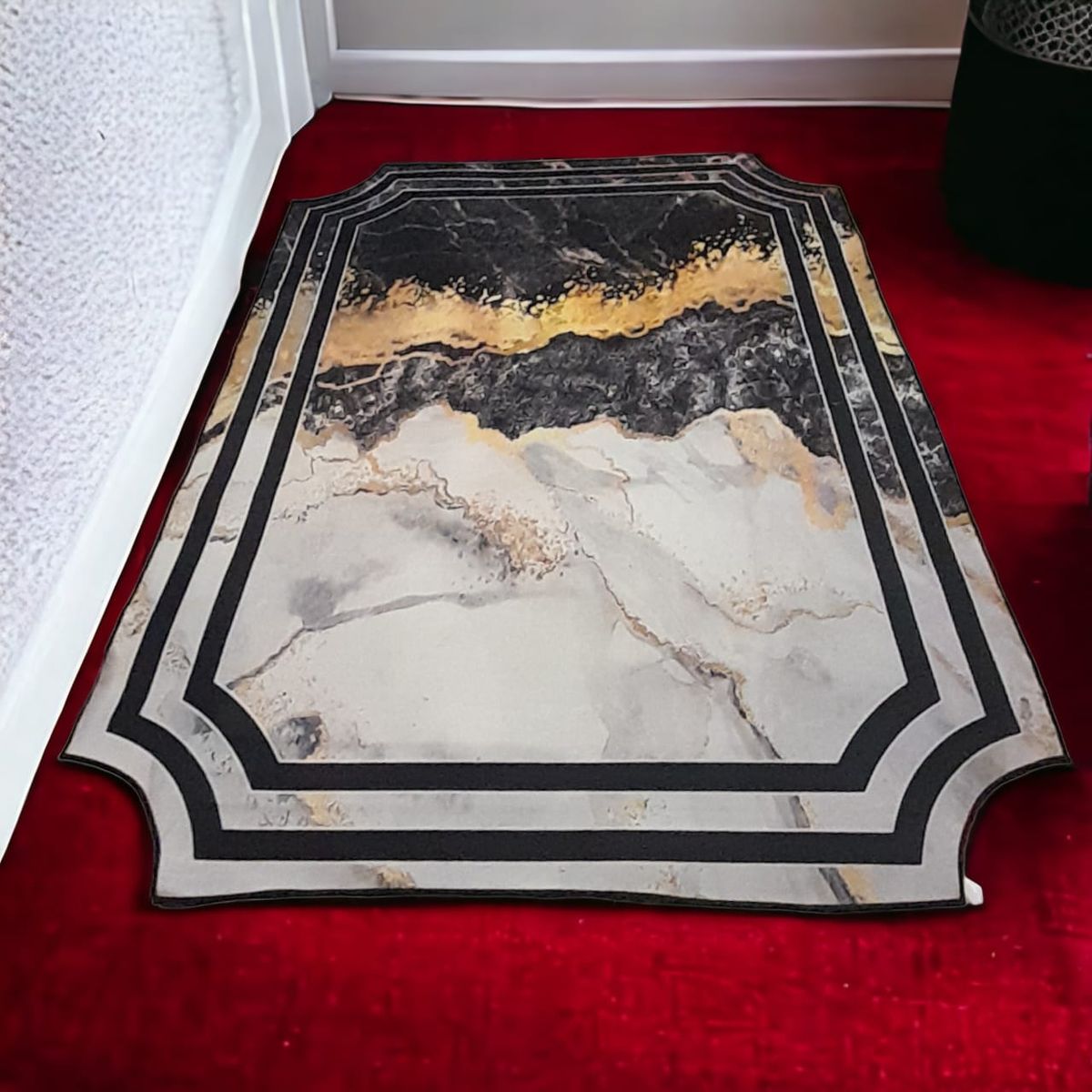 SMTE - 200cm by 150cm modern 3D Geometric Design Area B18