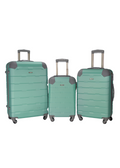 SMTE - BeginAgain 3pc Luggage set durable materialGreen