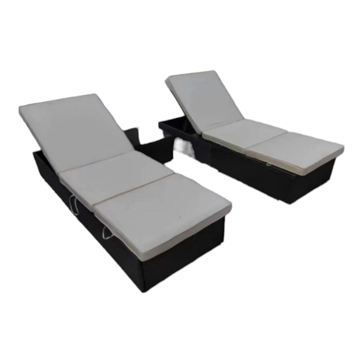 SMTE - Rattan Utila 2 PieceMarbled Black