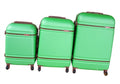 SMTE - Green 3Piece Luggage Set