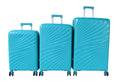 SMTE - Unbreakable 3Piece Polypropylene Luggage SetTSA Lock,360 Spinner Wheels.